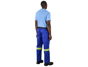Site Premium Polycotton Pants - Reflective Legs - Yellow Tape
