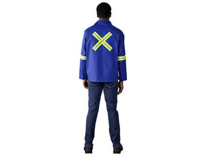 Artisan Premium 100% Cotton Jacket - Reflective Arms & Back - Yellow Tape