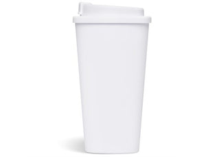 Friday Double-Wall Tumbler -  450ml  - Solid White