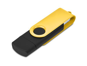 Shuffle Gyro Black Flash Drive – 8GB