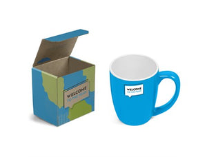 Payton Mug in Bianca Custom Gift Box - Cyan