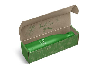 Wahoo Bottle in Bianca Custom Gift Box - Green