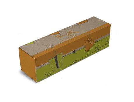Pura Bottle in Bianca Custom Gift Box - Orange