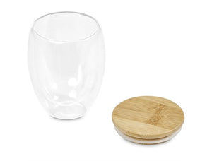 Okiyo Aibo Glass & Bamboo Coffee Set