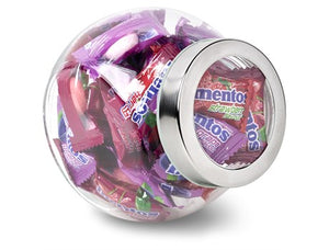 Mentos Classic Glass Candy Jar - Mixed Berry