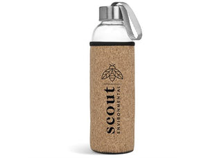 Kooshty Kork  Glass Water Bottle - 500ml