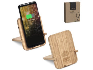 Okiyo Noryoku Bamboo Wireless Charging Phone Stand