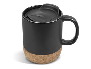 Serendipio Sienna Cork & Ceramic Coffee Mug - 340ml