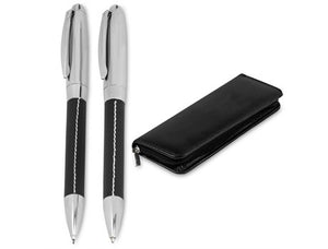 Charisma Ball Pen & Pencil Set - Black