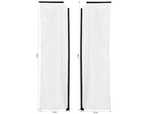 Legend 3m Sublimated Telescopic Double-Sided Flying Banner Skin (Excludes Hardware)