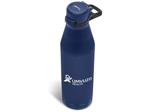 Slazenger Novac Stainless Steel Vacuum Water Bottle - 500ml - Navy