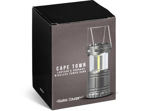 Swiss Cougar Cape Town Lantern & Wireless Charging Power Bank - 4,000mAh