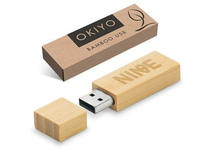 Okiyo Komorebi Bamboo Flash Drive - 16GB
