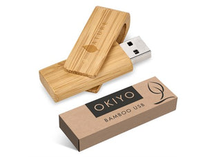 Okiyo Bakemono Bamboo Flash Drive - 32GB