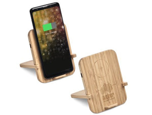 Okiyo Noryoku Bamboo Wireless Charging Phone Stand