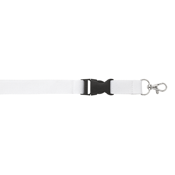 Woven Lanyard with Plastic Buckle