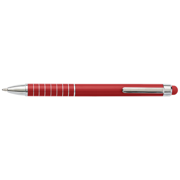 Aluminium Ballpoint Pen with Matching Colour Stylus - Image 2