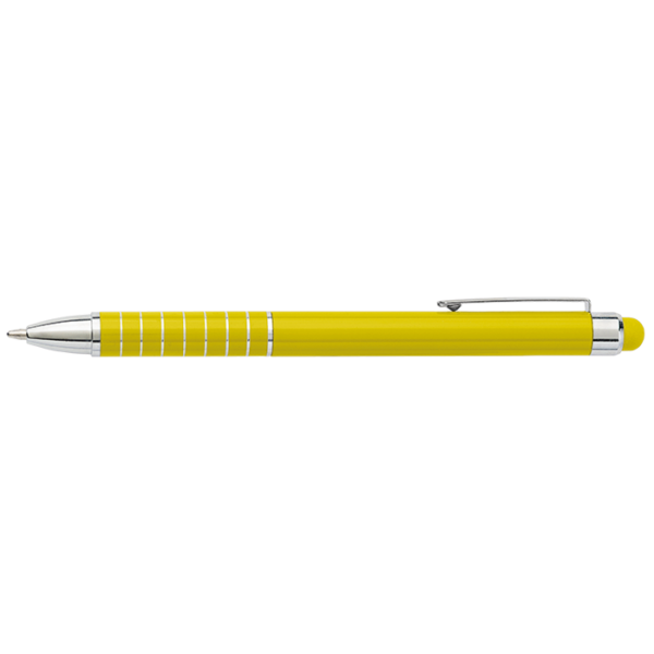 Aluminium Ballpoint Pen with Matching Colour Stylus