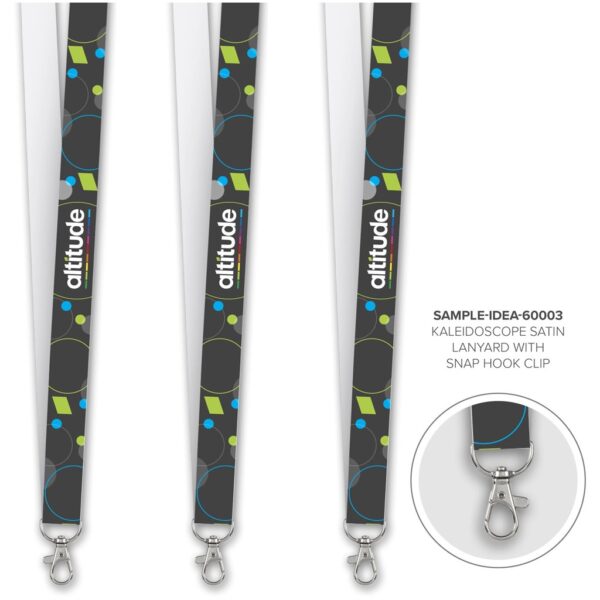 Altitude Kaleidoscope Satin Lanyard - Sample