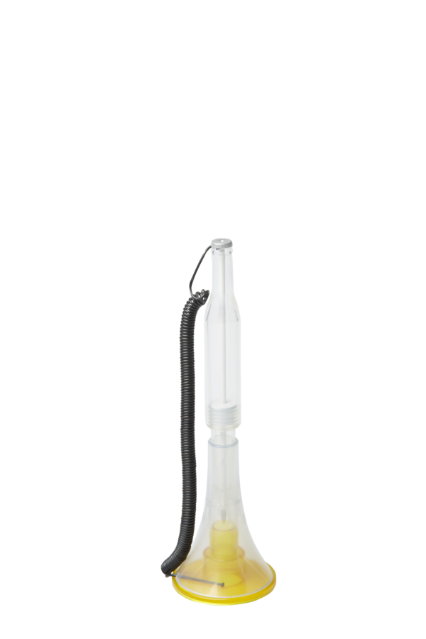 Bottle Shaped Standing Plastic Pen