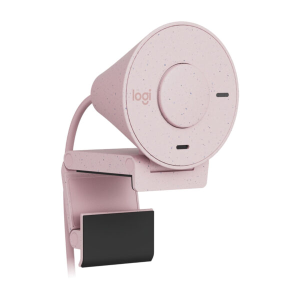 Logitech BRIO 300 Full HD 1080p USB Type-C Rose Webcam - Image 2