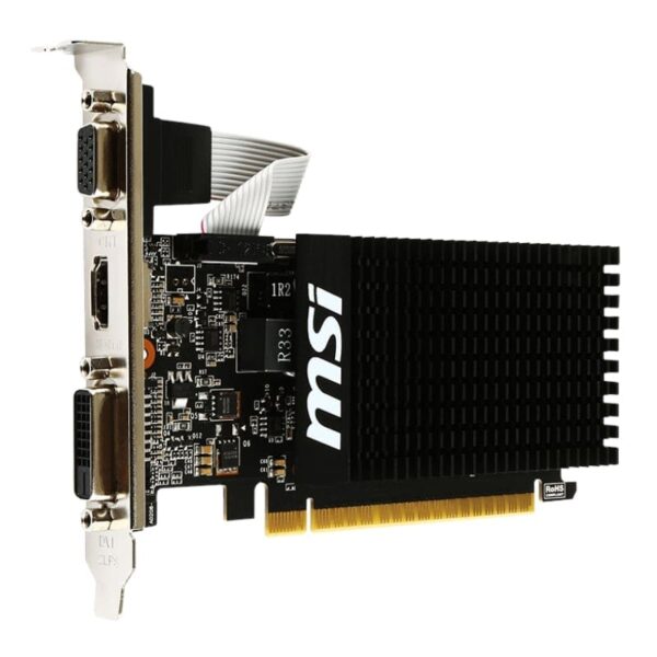 MSI Nvidia GeForce GT 710 2GD3H 2GB 64-BIT Graphics Card - Image 3