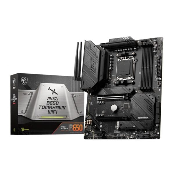 MSI MAG B650 TOMAHAWK WIFI AMD Ryzen Socket AM5 ATX Gaming Motherboard