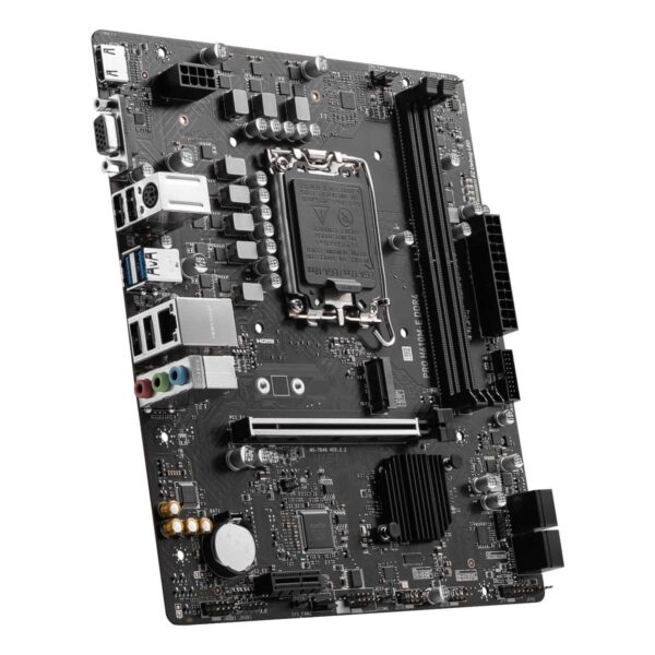 MSI PRO H610M-E DDR4 Intel H610 Alder Lake LGA 1700 Micro-ATX Desktop Motherboard - Image 3