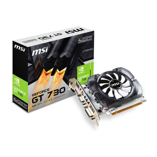 MSI GeForce GT 4GB DDR3 128-bit PCIe 2.0 Desktop Graphics Card - Image 3