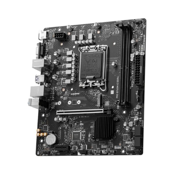 MSI PRO B760M-E DDR4 Intel LGA1700 mATX Motherboard - Image 3