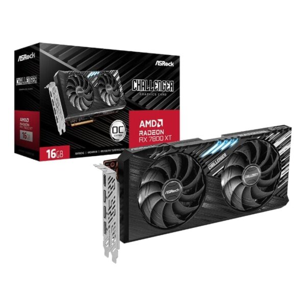 ASRock Radeon RX7800XT Challenger 16G OC 256-BIT Graphics Card