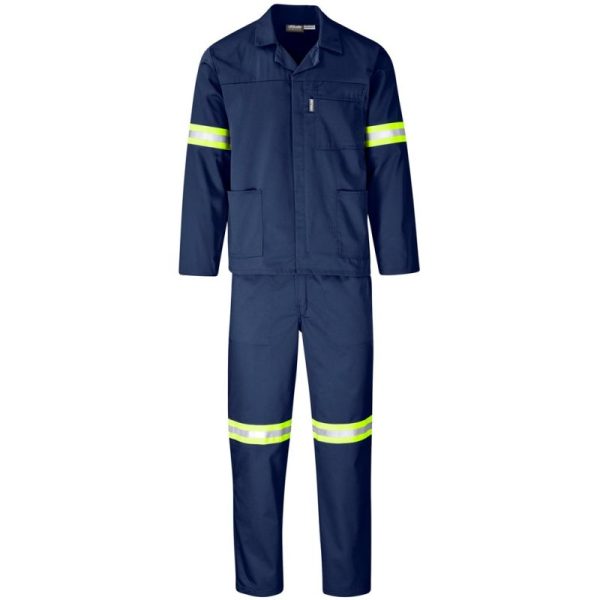 Trade Polycotton Conti Suit - Reflective Arms & Legs - Yellow Tape - Image 5