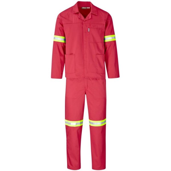 Trade Polycotton Conti Suit - Reflective Arms & Legs - Yellow Tape - Image 7