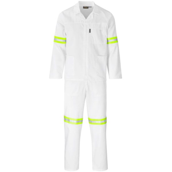 Trade Polycotton Conti Suit - Reflective Arms & Legs - Yellow Tape - Image 9