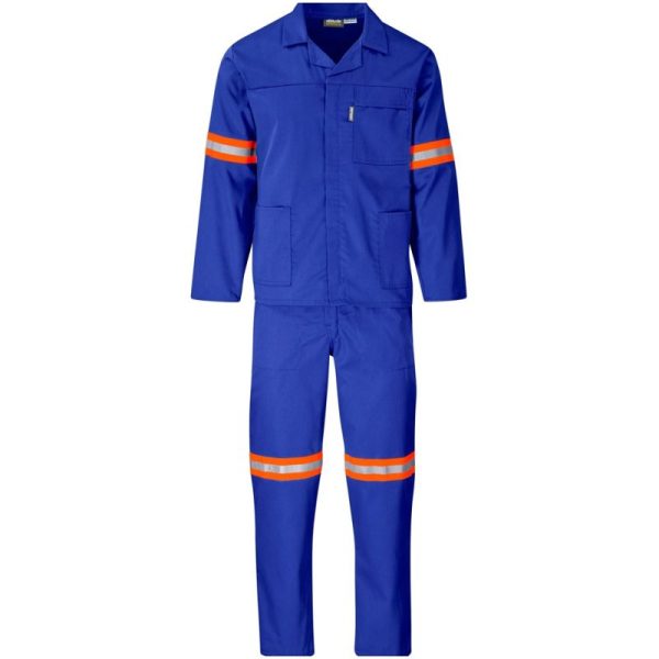 Trade Polycotton Conti Suit - Reflective Arms & Legs - Orange Tape - Image 8
