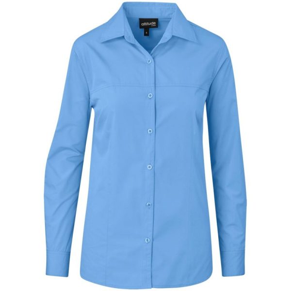 Ladies Long Sleeve Empire Shirt - Image 3
