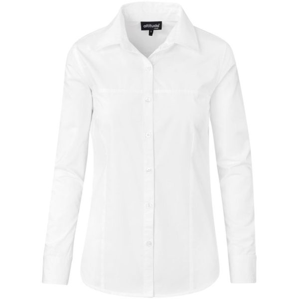 Ladies Long Sleeve Empire Shirt - Image 4