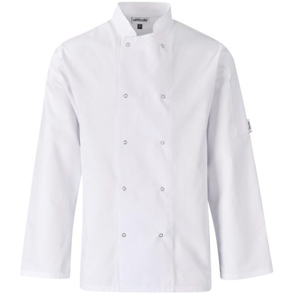 Unisex Long Sleeve Zest Chef Jacket - Image 4