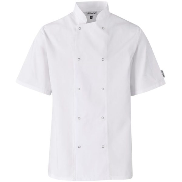 Unisex Short Sleeve Zest Chef Jacket - Image 4