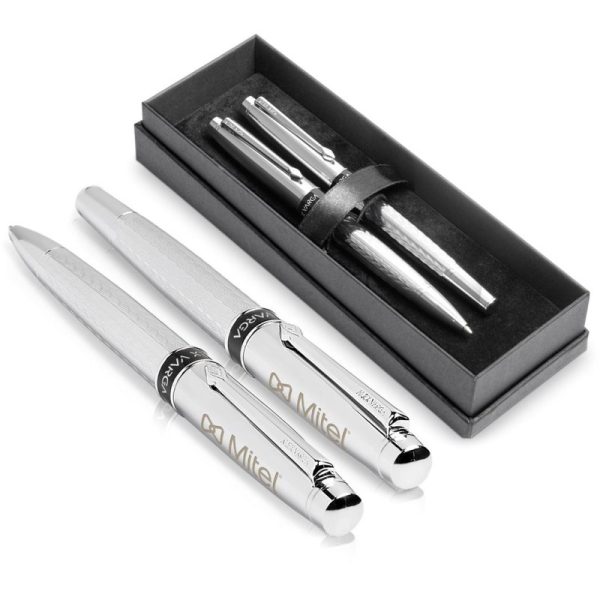 Alex Varga Cygnus Ball Pen & Rollerball Set - Image 2