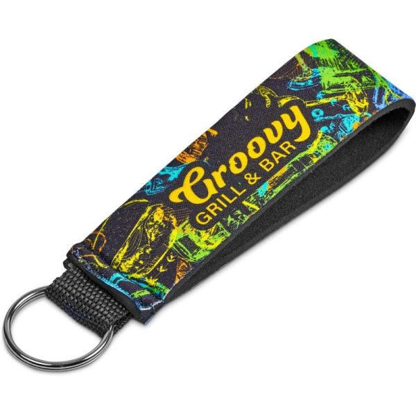 Pre-Printed Sample Hoppla Two Ocean Neoprene Wrist Keyring - Image 2