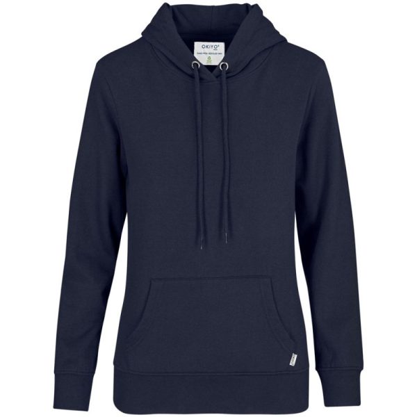 Ladies Okiyo Kaizen Recycled Hooded Sweater - Image 6