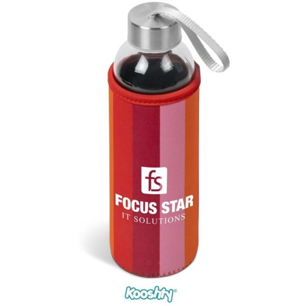 Kooshty Quirky Glass Water Bottle - 500ml - Image 4