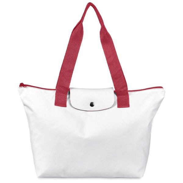 Pre-Production Sample Hoppla Rosebank Polyester Roll-Up Tote Bag - Image 4