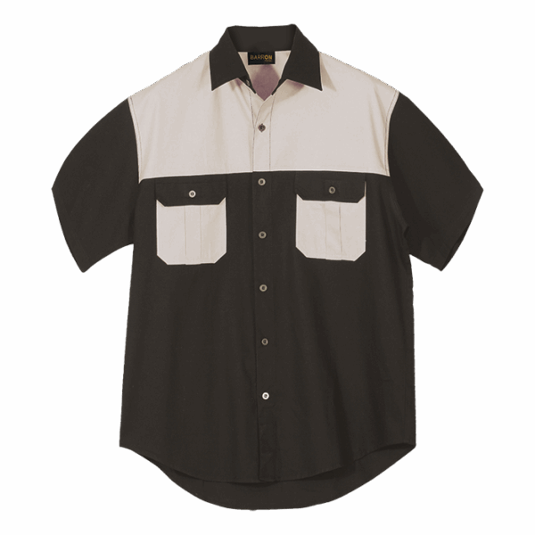 Two Tone Bush Shirt - Image 8