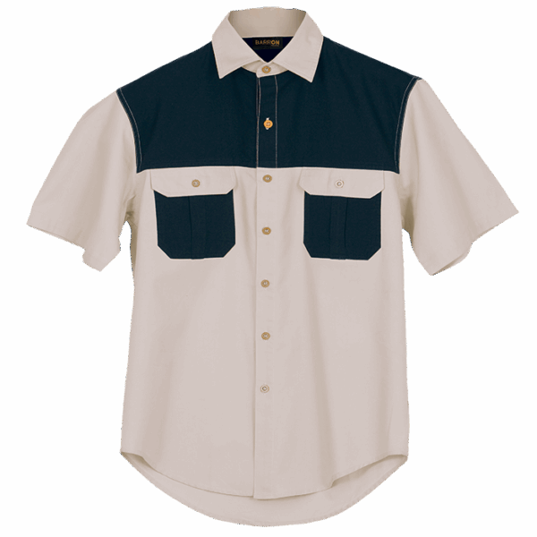 Two Tone Bush Shirt - Image 3