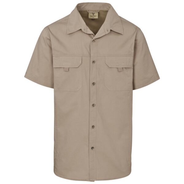 Mens Short Sleeve Mawenzi Twill  Shirt New - Image 4