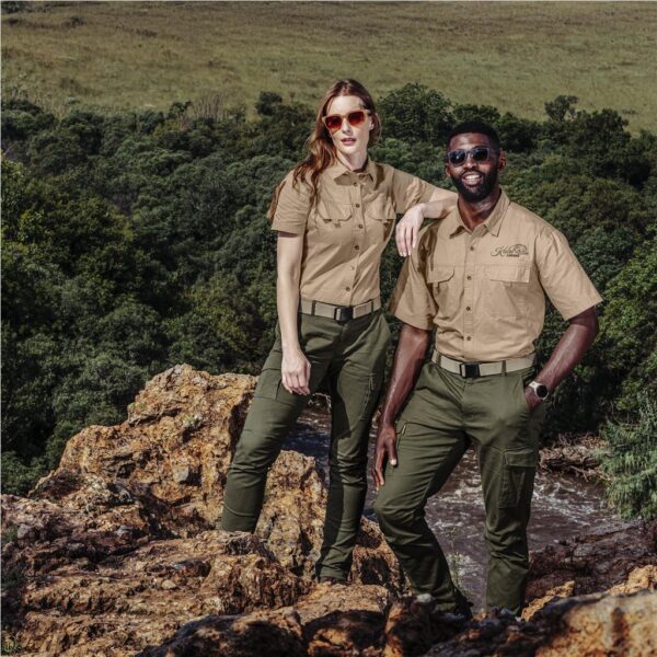Mens Short Sleeve Mawenzi Twill  Shirt New - Image 5