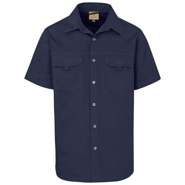 Mens Short Sleeve Mawenzi Twill  Shirt New - Image 3