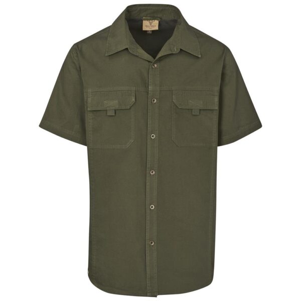 Mens Short Sleeve Mawenzi Twill  Shirt New - Image 2